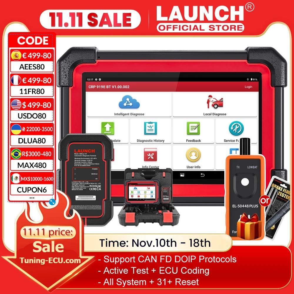 LAUNCH X431 CRP919E OBD2 Scanner for ECU Diagnostics