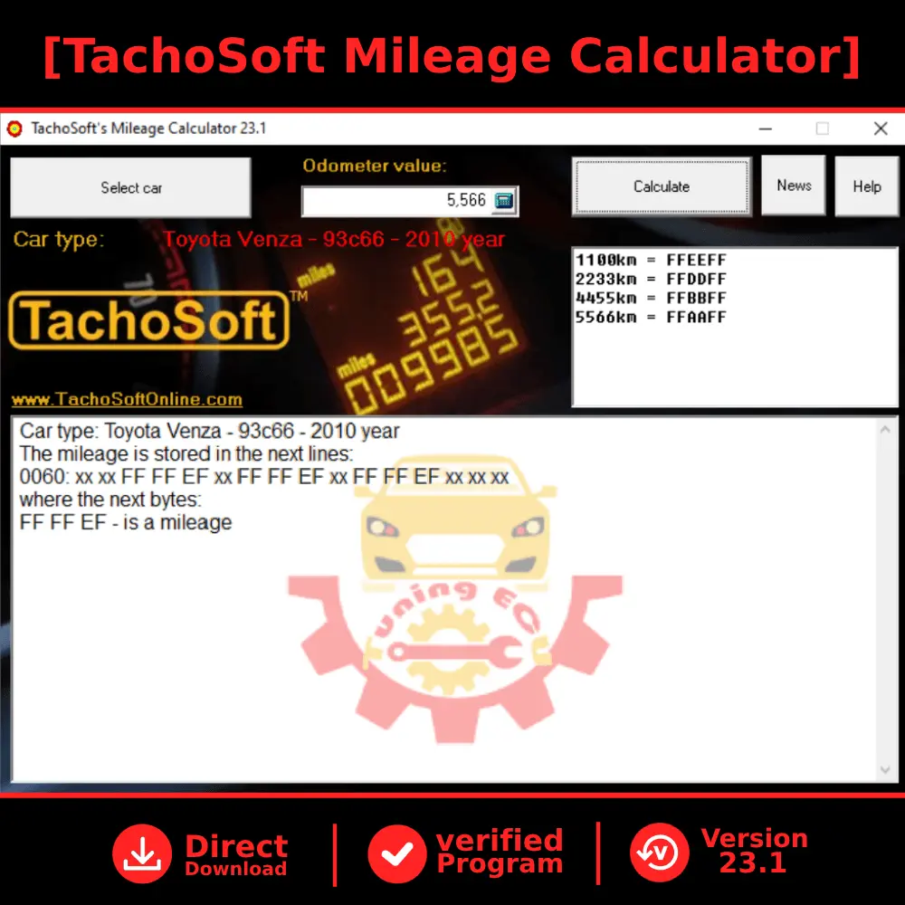 Tacho Mileage Calculator 23.1 image