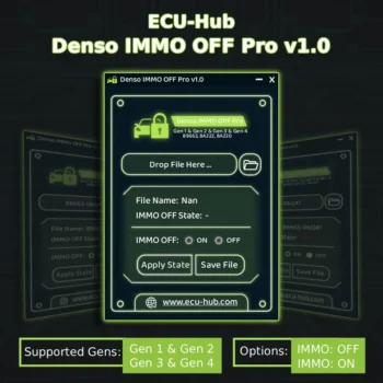 Denso IMMO OFF Pro v1.0 Software by ECU-Hub